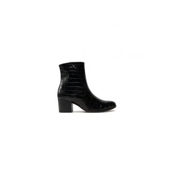 Ghete dama  304338649 - Piele naturala - Negru