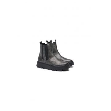 Ghete dama  304338762 - Piele ecologica - Gri