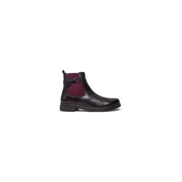 Ghete dama  304338793 - Piele naturala - Maro