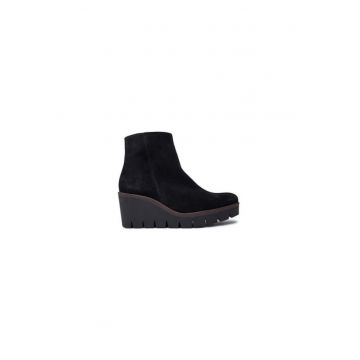 Ghete dama  304338830 - Piele naturala - Negru
