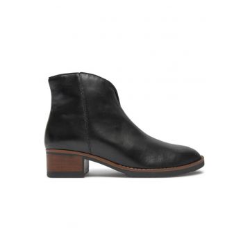 Ghete dama  304338878 - Piele naturala - Negru