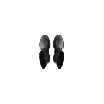 Ghete dama  304374937 - Piele naturala - Negru