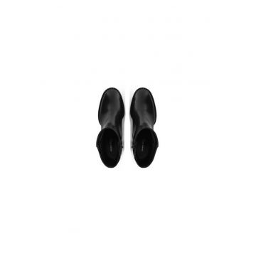 Ghete dama  304375163 - Piele naturala - 41 EU - Negru