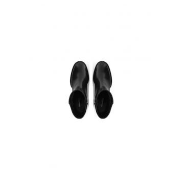 Ghete dama  304375163 - Piele naturala - Negru