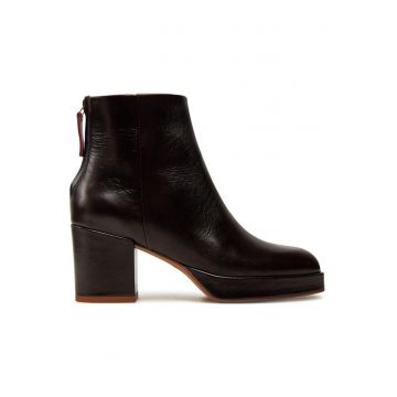 Ghete dama  304465178 - Piele naturala - Rosu