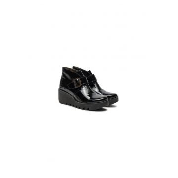 Ghete dama  304465628 - Piele naturala - Negru