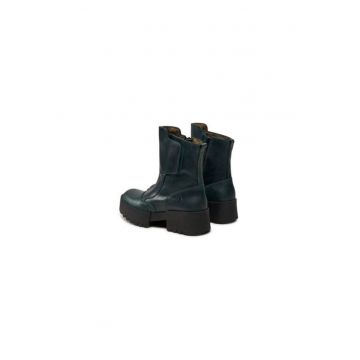 Ghete dama  304465734 - Piele naturala - Verde