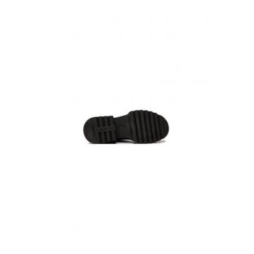 Ghete dama  304465772 - Piele naturala - 38 EU - Negru