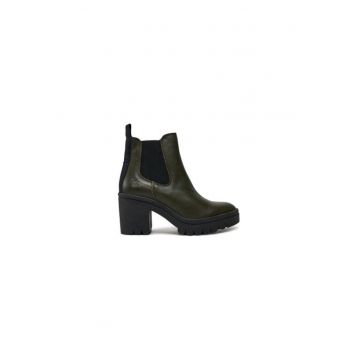 Ghete dama  304466052 - Piele naturala - Verde