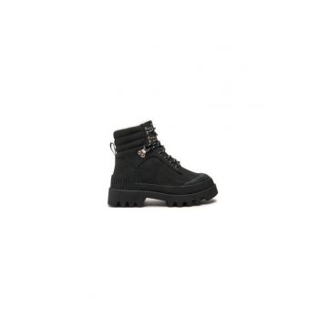 Ghete dama  304484469 - Piele ecologica - Negru