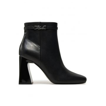 Ghete dama  304499036 - Piele naturala - 41 EU - Negru