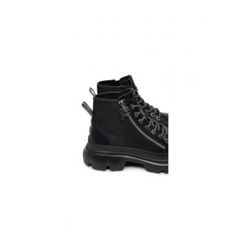 Ghete dama  304499449 - Piele naturala - 41 EU - Negru