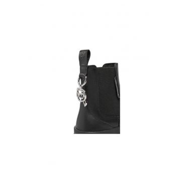 Ghete dama  304501845 - Piele naturala - 41 EU - Negru