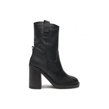 Ghete dama  304501890 - Piele naturala - Negru