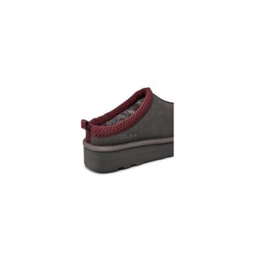 Ghete dama  304624988 - Piele naturala - 41 EU - Gri