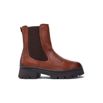 Ghete dama  304625039 - Piele naturala - 39 EU - Maro
