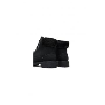 Ghete dama  304836657 - Piele ecologica - Negru