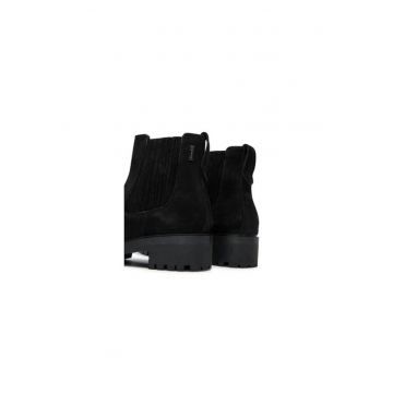 Ghete dama  304836688 - Piele naturala - Negru