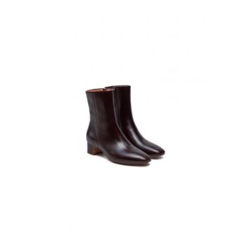 Ghete dama  304944536 - Piele naturala - Maro