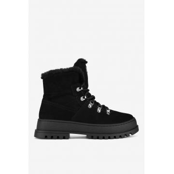 Ghete dama  5903419254949 - Piele nabuc - Negru