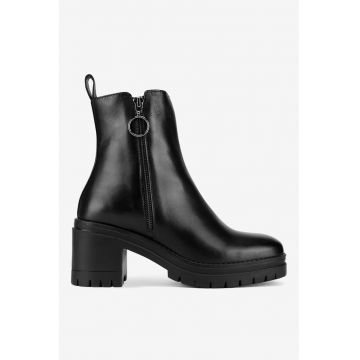 Ghete dama  5903419555398 - Piele naturala - Negru