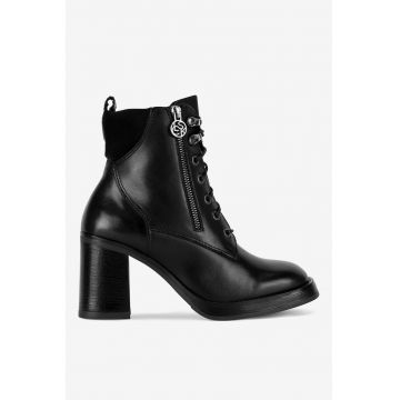 Ghete dama  5903419555602 - Piele naturala - Negru