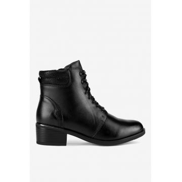 Ghete dama  5903419555954 - Piele naturala - Negru