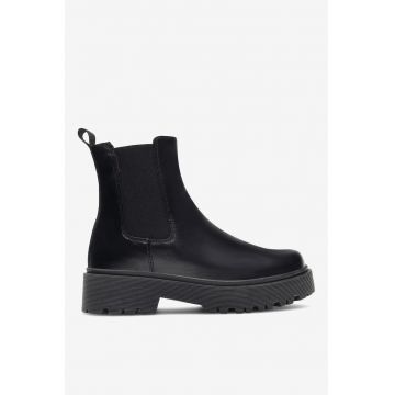 Ghete dama  5904862925110 - Piele naturala - Negru