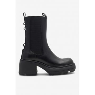 Ghete dama  5904862962788 - Piele naturala - Negru