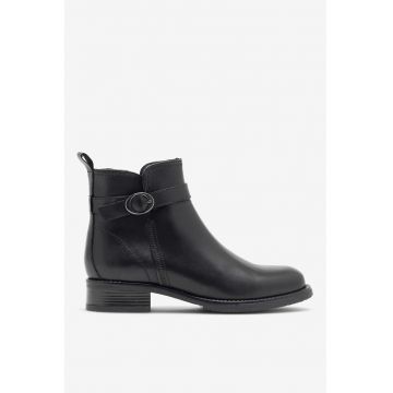 Ghete dama  5905588050902 - Piele naturala - Negru