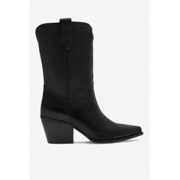 Ghete dama  5905588093084 - Piele naturala - Negru