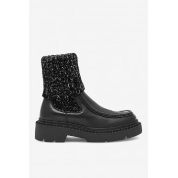 Ghete dama  5905588093442 - Piele naturala - Negru