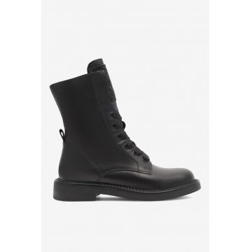 Ghete dama  5905588100621 - Piele naturala - Negru