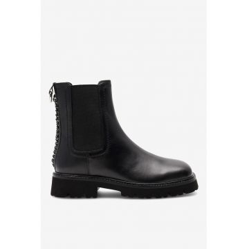 Ghete dama  5905588101123 - Piele naturala - Negru