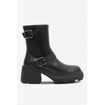 Ghete dama  5905588109495 - Piele naturala - Negru