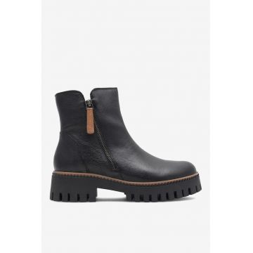 Ghete dama  5905588720805 - Piele naturala - Negru