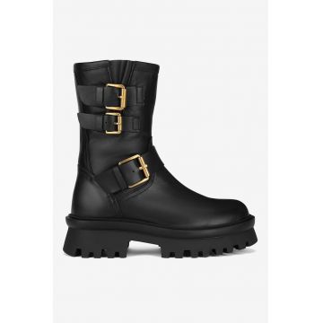 Ghete dama  5905588787174 - Piele naturala - 41 EU - Negru