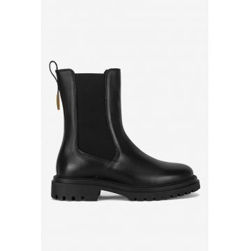 Ghete dama  5905588790365 - Piele naturala - Negru