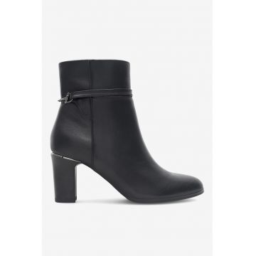 Ghete dama  5905588792710 - Piele naturala - Negru