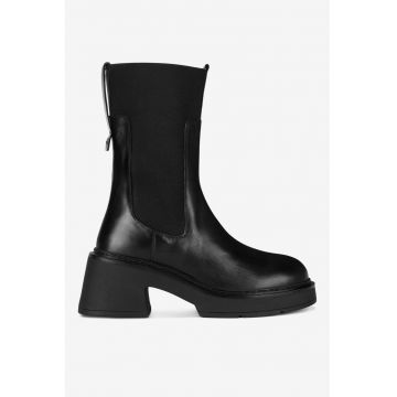 Ghete dama  5905588814399 - Piele naturala - Negru