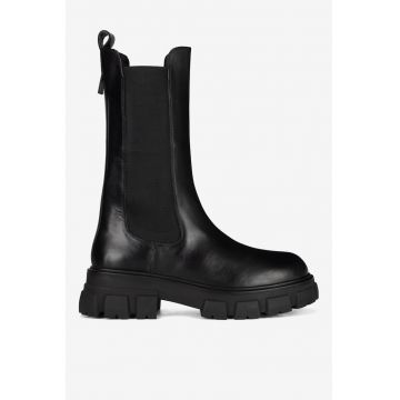 Ghete dama  5905588817734 - Piele naturala - 38 EU - Negru