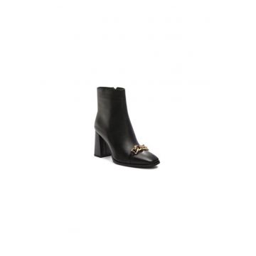 Ghete dama Loretta Vitale - 303200770 - Piele naturala - Negru