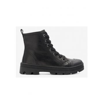 Ghete fete  5904862923536 - Piele naturala - Negru