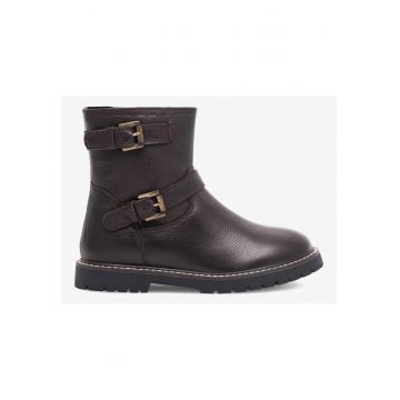 Ghete fete  5905588102038 - Piele naturala - Maro