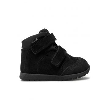 Ghete baieti  304294075 - Piele naturala - Negru
