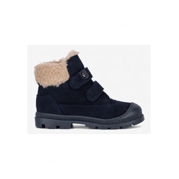 Ghete baieti  5905588906438 - Piele intoarsa - Albastru