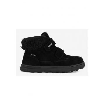 Ghete baieti  5905588906650 - Piele intoarsa - Negru