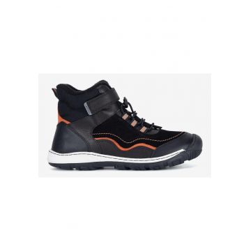 Ghete baieti  5905588907015 - Piele naturala - Negru