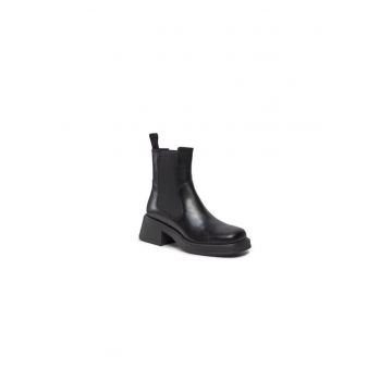 Ghete dama  302826155 - Piele naturala - 41 EU - Negru