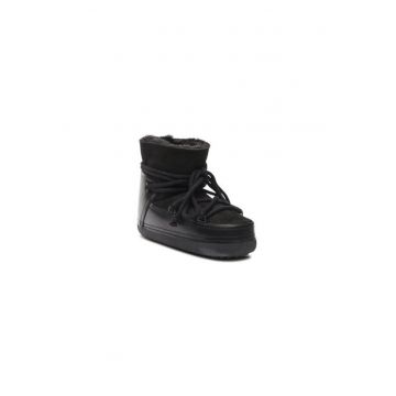 Ghete dama  303114640 - Piele naturala - Negru